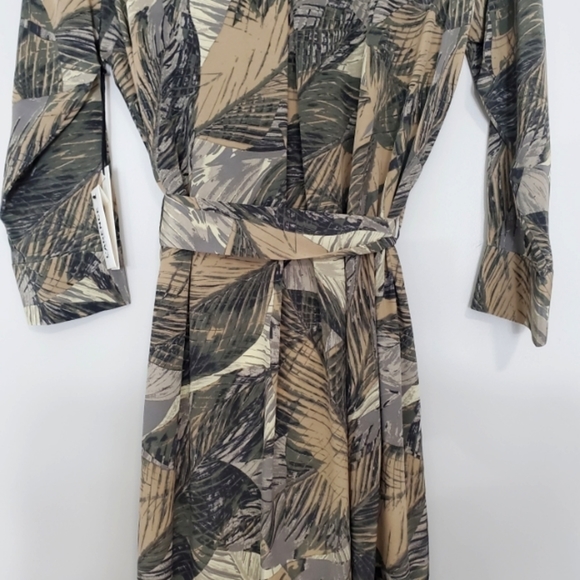 L'agence CAMERON PRINTED SILK CREPE DE CHINE MAXI SHIRT DRESS   NEW WITH TAGS - Picture 11 of 14